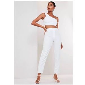 White Cigarette Pants